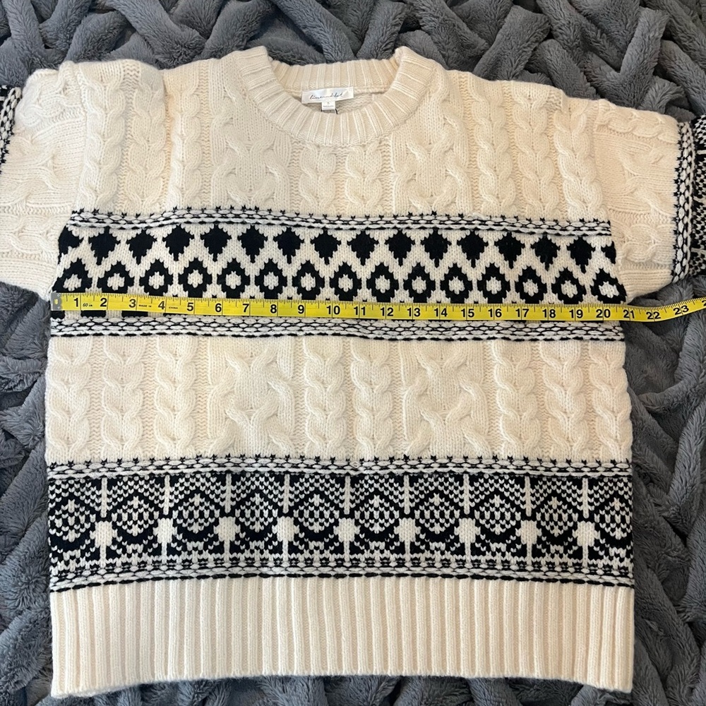 NWT Line & Dot Montana Faire Isle Sweater Size Small - Picture 10 of 14